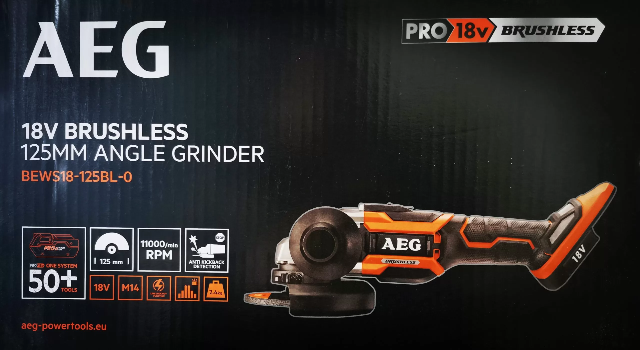 PACK AEG (Berbequim, Rebarbadora, Martelo, Saco, Carregador e 3 Baterias) - Image 4