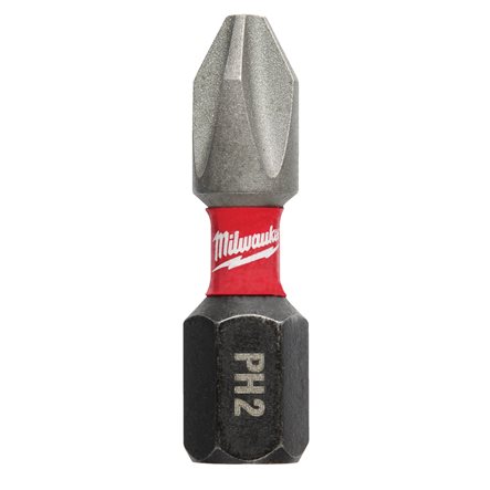 BLISTER BIT PH2 25mm 4932430852 SHOCKWAVE "MILWAUKEE"