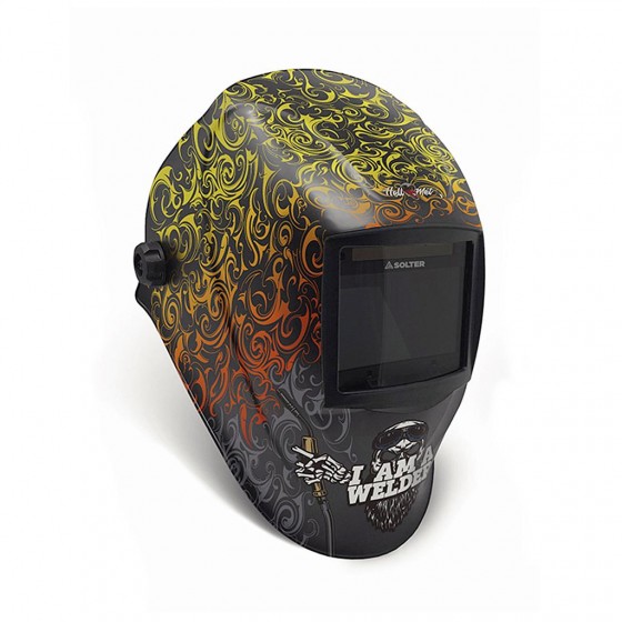 MASCARA ELECTRONICA HELLMET WELDER "SOLTER"