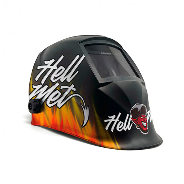 MASCARA ELECTRONICA HELLMET DEVIL "SOLTER"