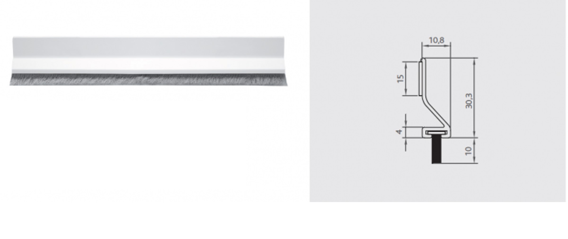 VEDA PORTAS 100 CM PELUCIA BRANCO