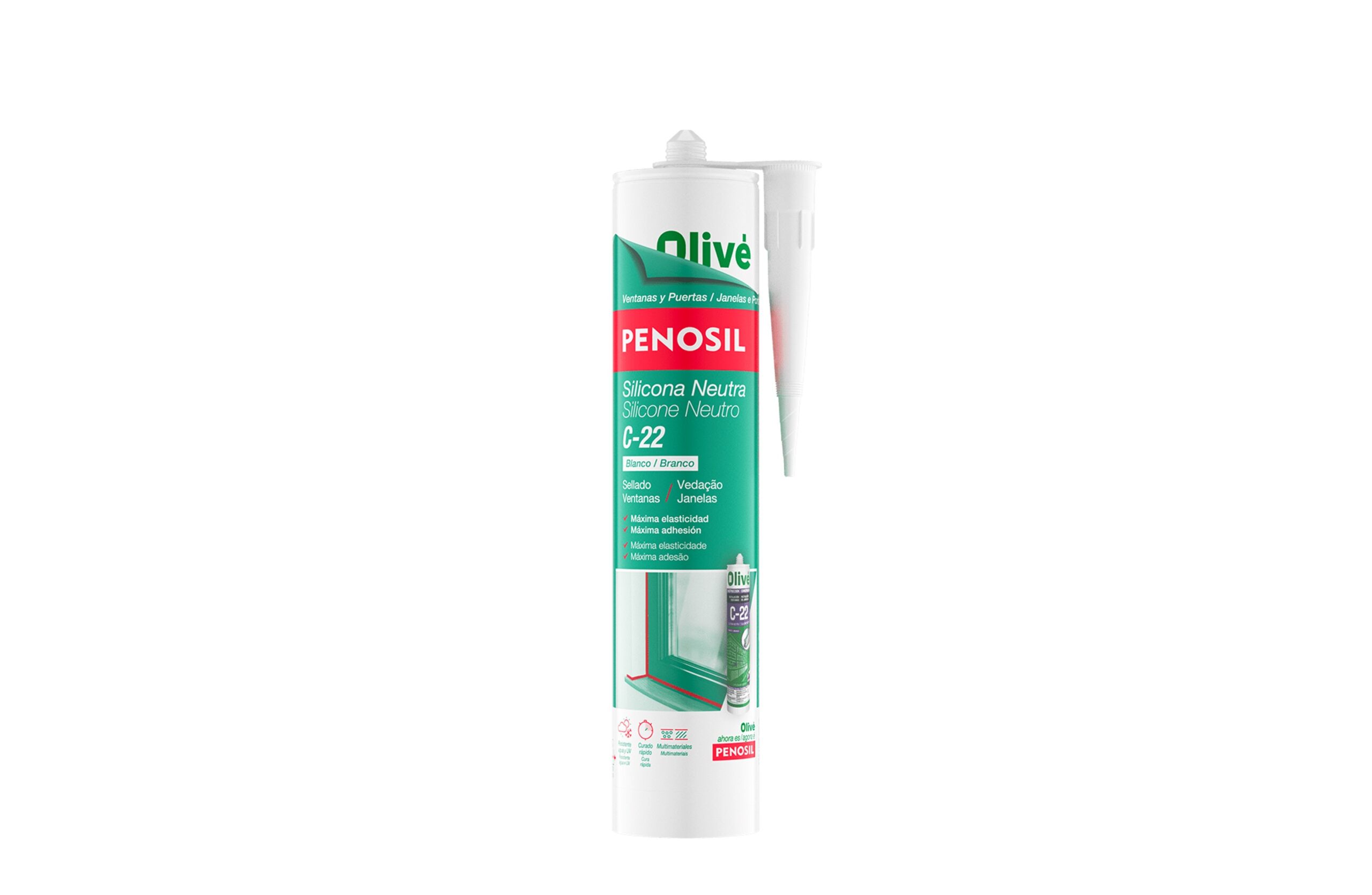 TUBO SILICONE NEUTRO C-22c CREME Ral 1019 "PENOSIL"