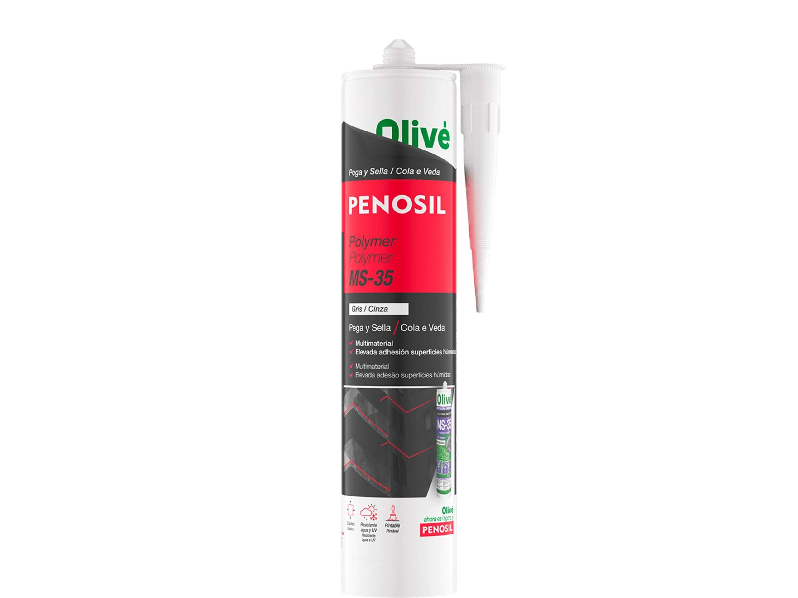 TUBO COLA VEDA MS-35 PRETO "PENOSIL"