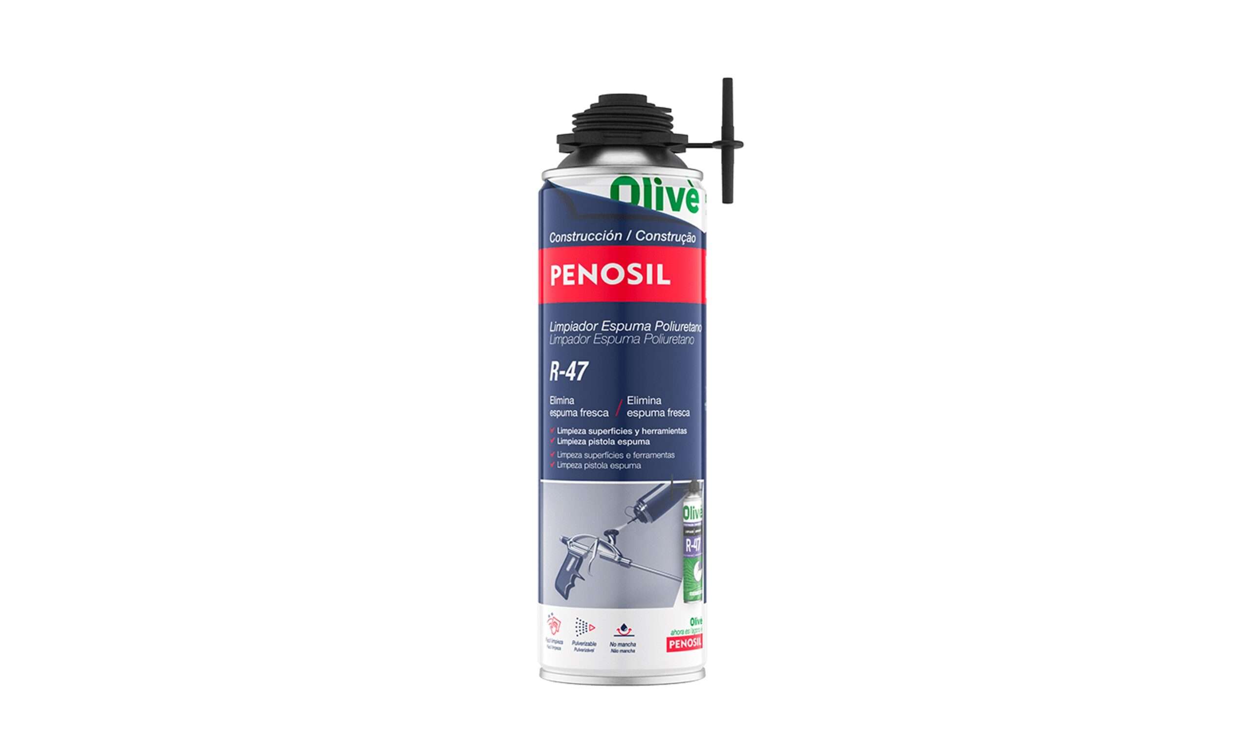 TUBO LIMPEZA ESPUMA PARA POLIURETANO R-47 "PENOSIL"