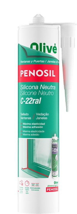 TUBO SILICONE NEUTRO C-22ral INOX DOURADO "PENOSIL"