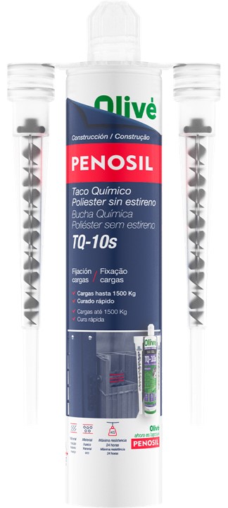TUBO BUCHA QUIMICA TQ-10s CINZA 300ml "PENOSIL"