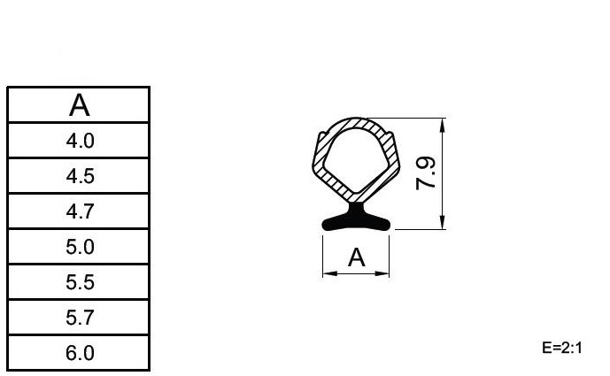 VEDANTE METRO 003 BASE 6.3mm "STAC"