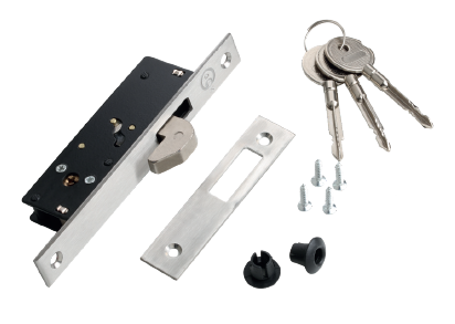 FECHADURA GANCHO 415BP INOX CH IGUAIS "GLOBALLOCK"