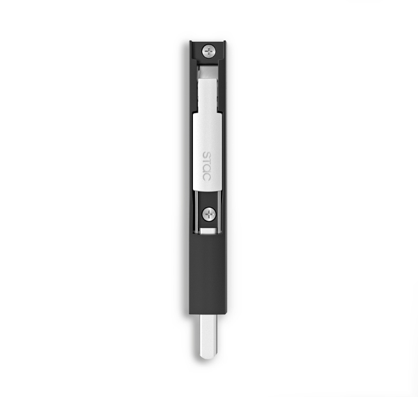 FECHO PORTA DENEB EVO 140mm 052404 LAC.PRETO "STAC"