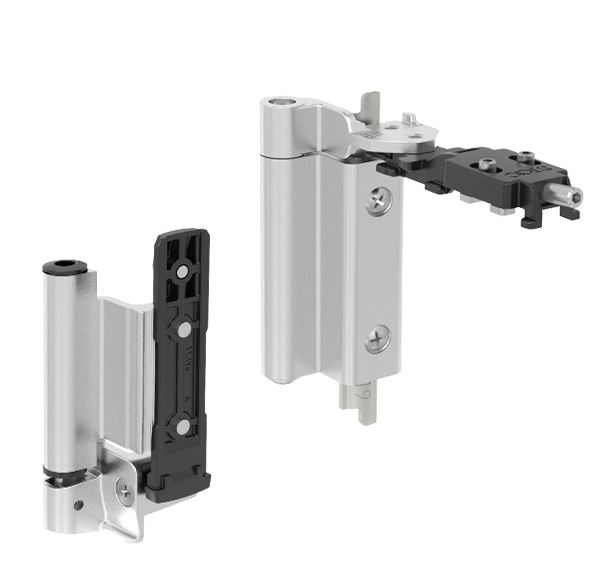 KIT DOBRADICA T1114 2F OSCILO 160Kg LAC.SILVER PLUS "STAC"